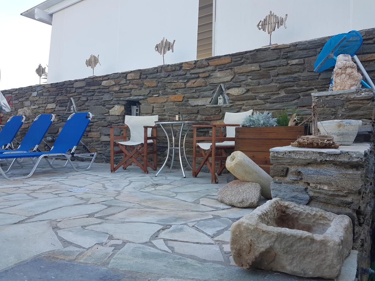 Tinos Apartments Zalonis Agios Ioannis  Bagian luar foto